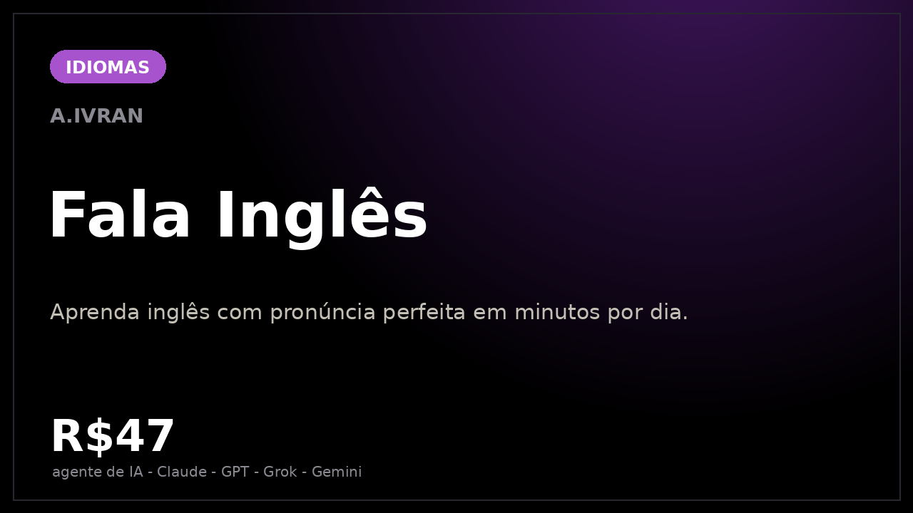 Fala Inglês