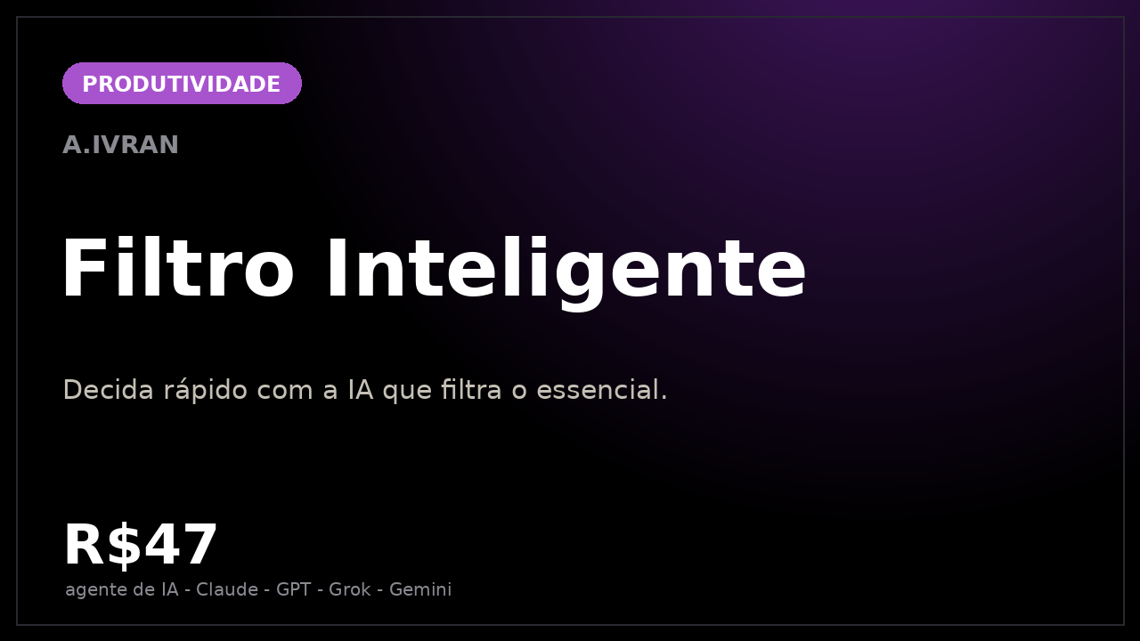 Filtro Inteligente