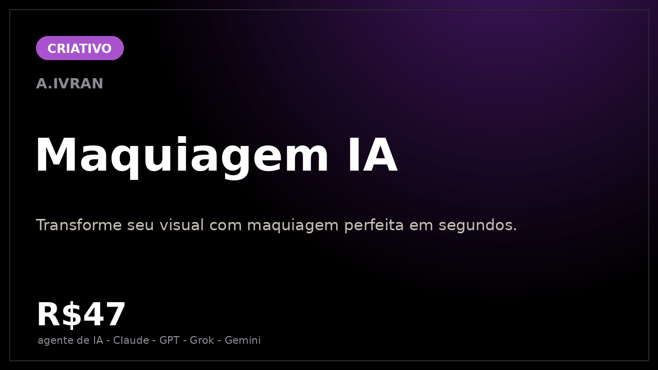 Maquiagem IA