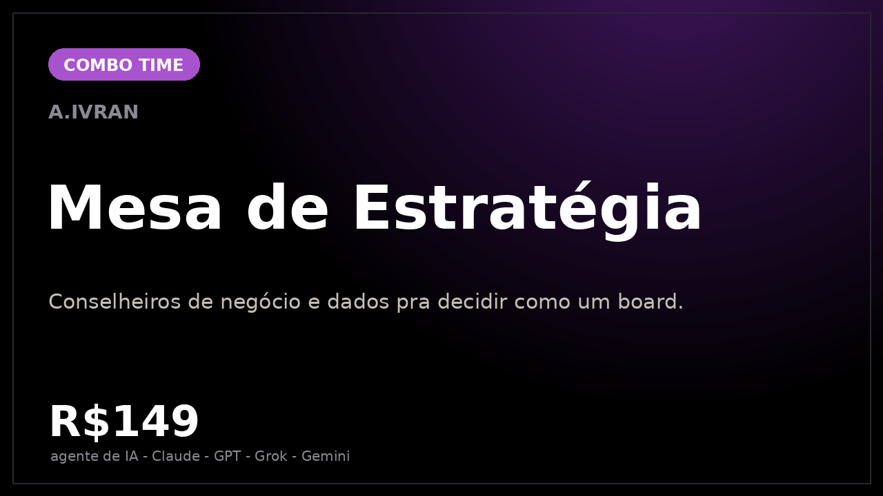 Mesa de Estratégia