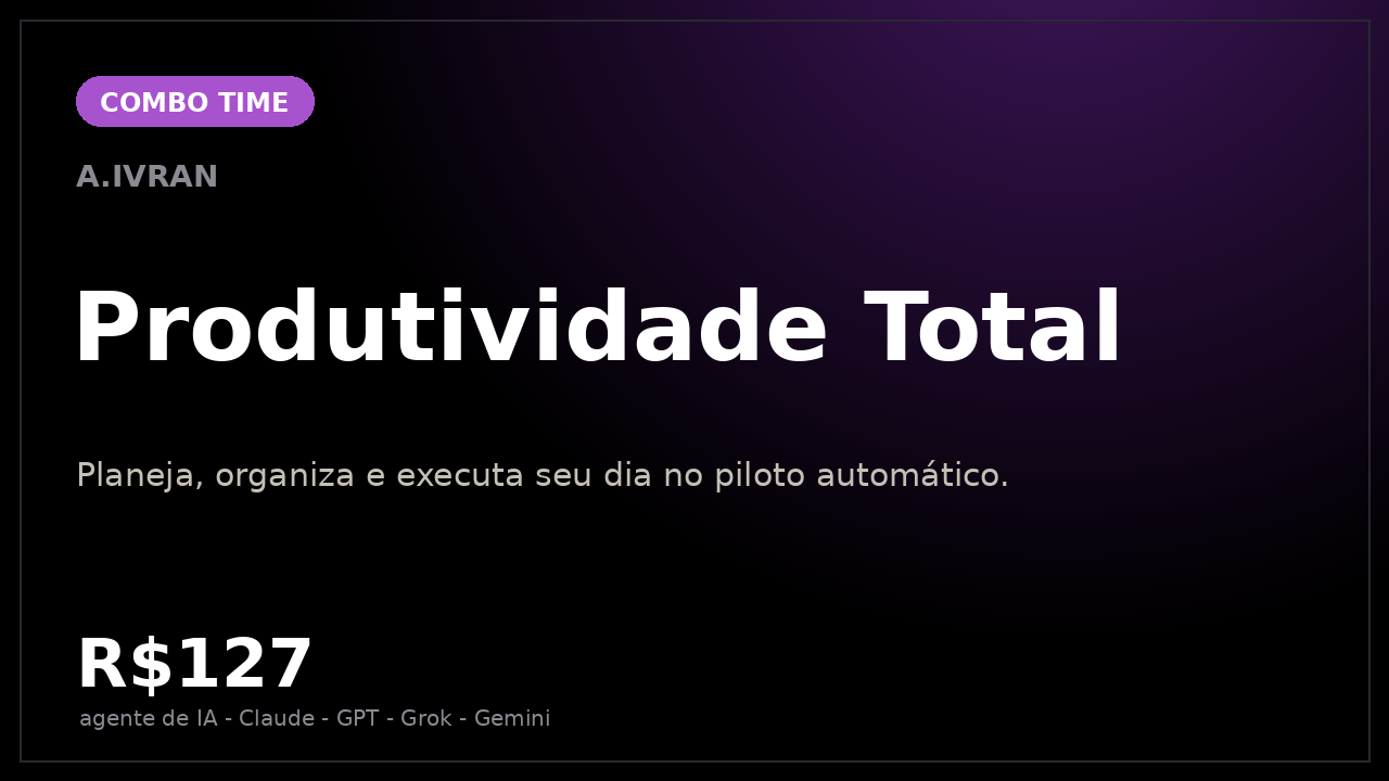Produtividade Total