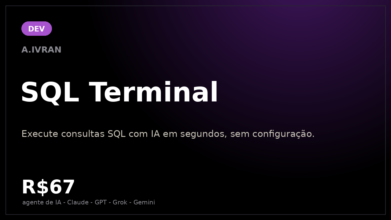 SQL Terminal