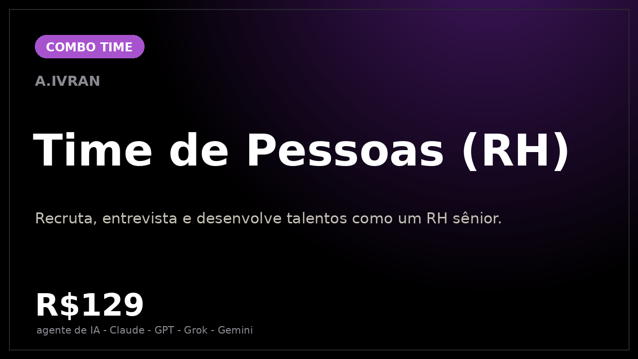 Time de Pessoas (RH)