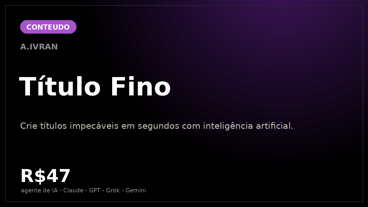 Título Fino