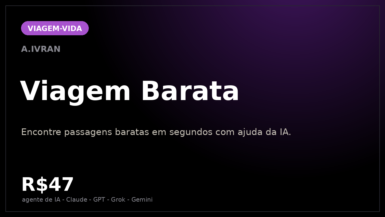Viagem Barata